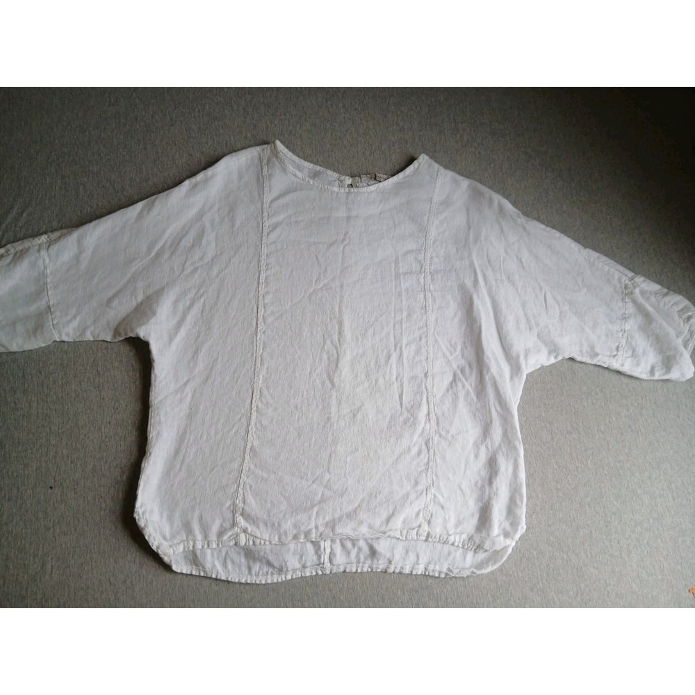 Viola Borghi Top Large Linen Dolman Bohemian Boho Spring Beach Resort Italy